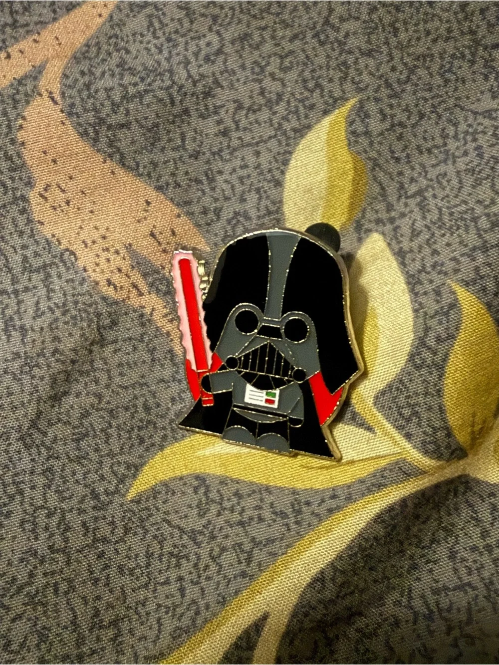 Disney Darth Vader Kids Enamel Pin - Black, Red